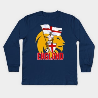 Engalnd World Cup Kids Long Sleeve T-Shirt